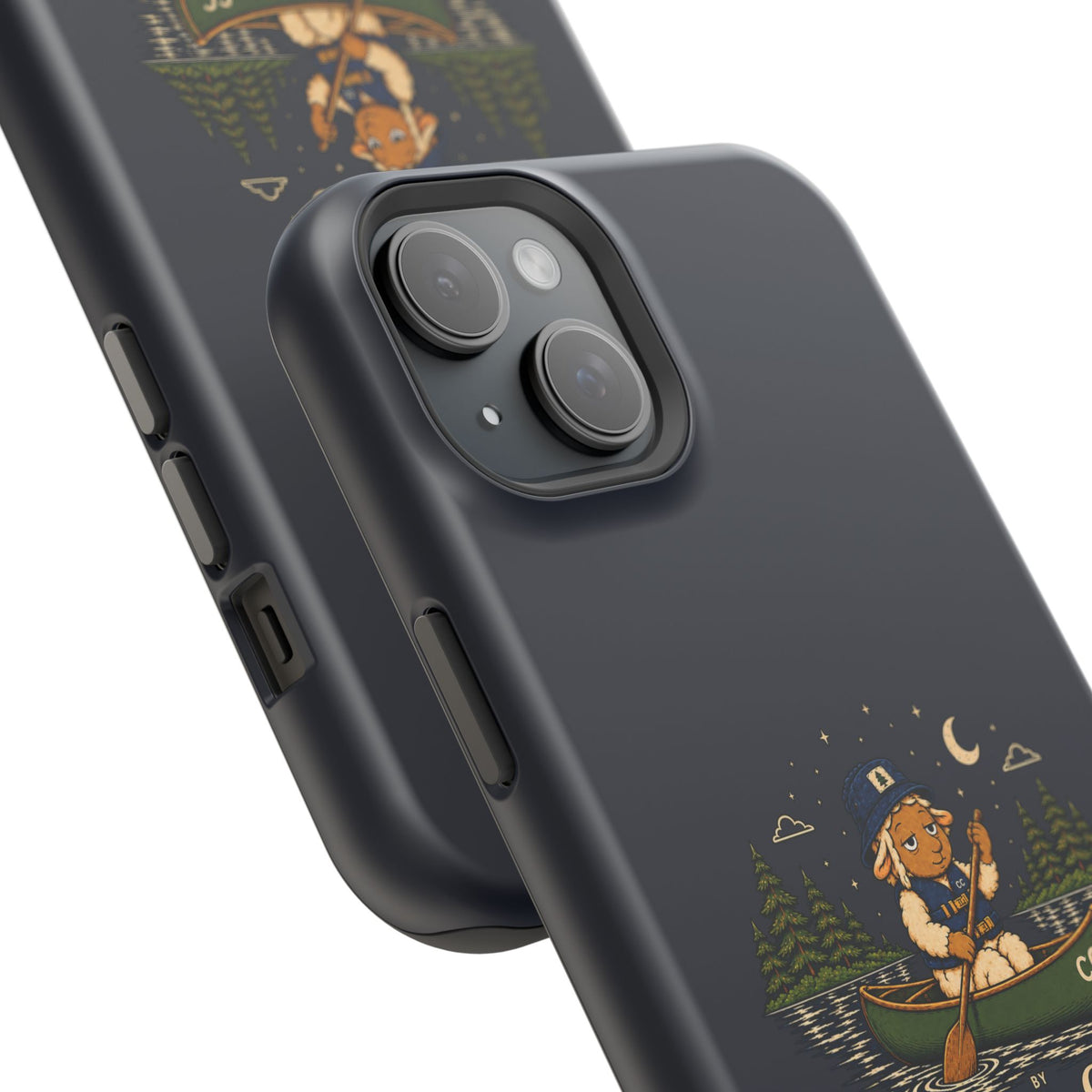 Personalized Canoeing Sheep Phone Case — Magnetic Impact-Resistant
