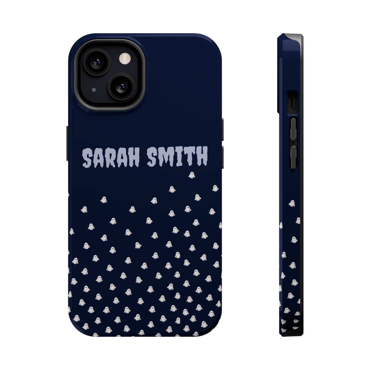 Halloween Ghost Magnetic Impact Phone Case — Custom Name