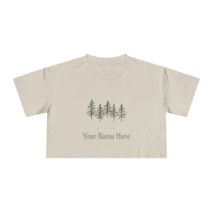 Personalized Crop Tee