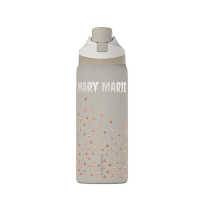 Personalized 32oz Insulated Water Bottle — Pumpkins