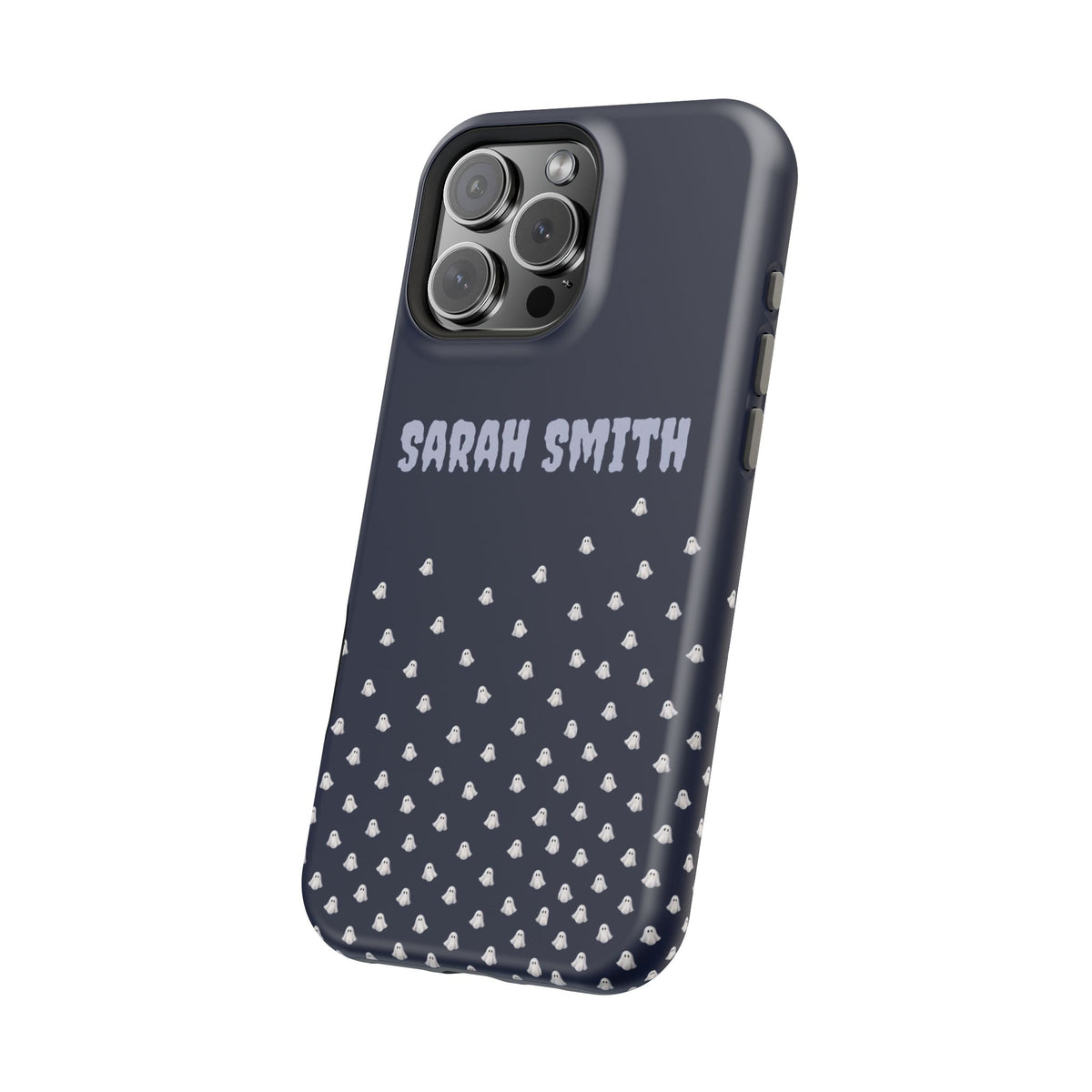 Halloween Ghost Magnetic Impact Phone Case — Custom Name