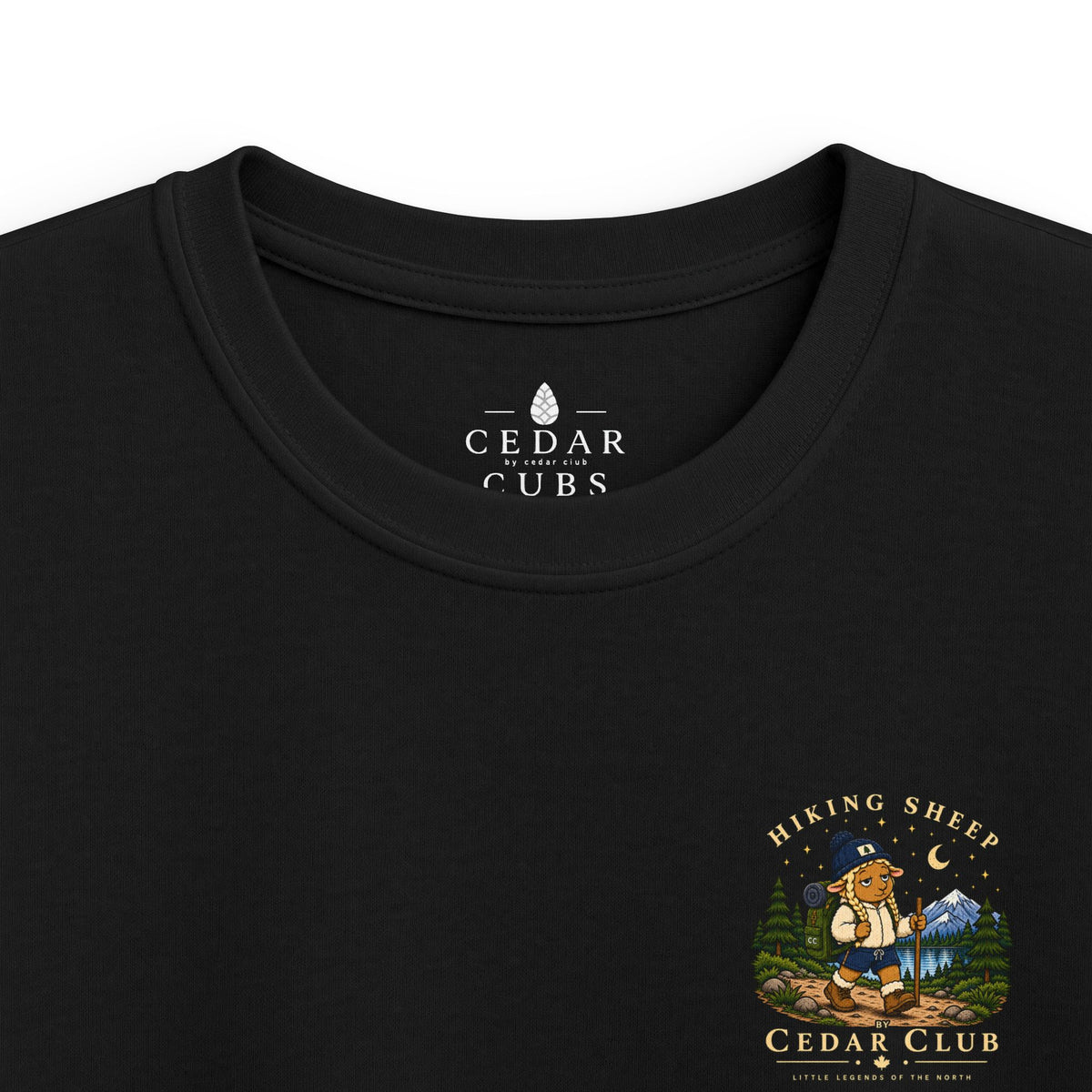 Hiking Sheep Kids T-shirt