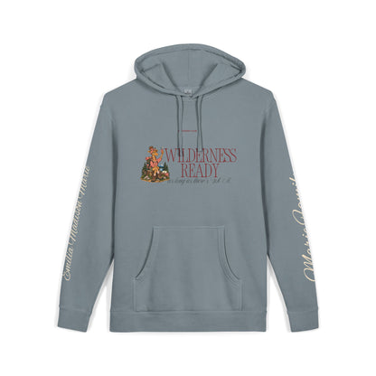 Cedar Club Hoodie — 'Wilderness Ready' Pigment-Dyed Outdoor Pullover