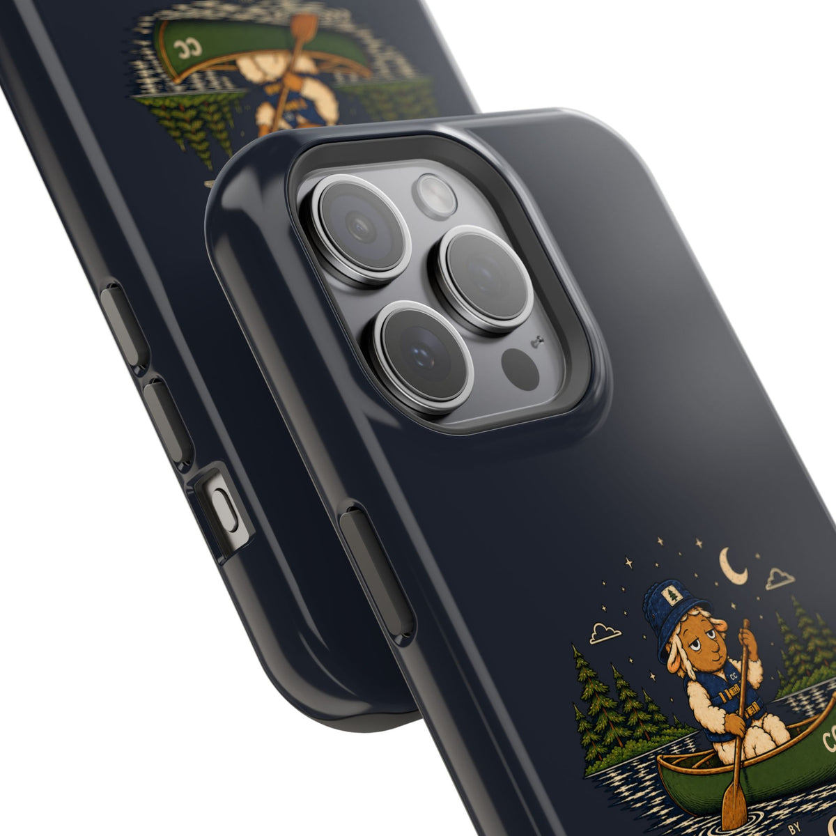 Personalized Canoeing Sheep Phone Case — Magnetic Impact-Resistant