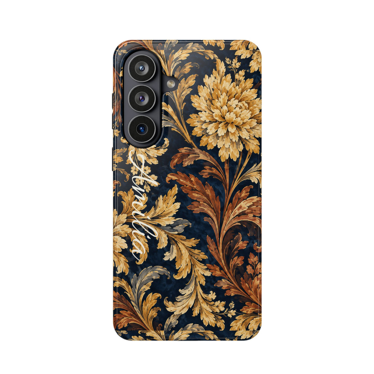 Floral Baroque Magnetic Impact-Resistant Phone Case