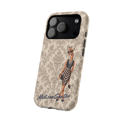 Personalized Giraffe Phone Case — Leopard Print Magnetic Impact-Resistant