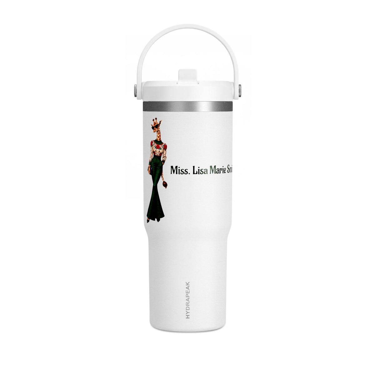 Personalized Custom Black Travel 32oz Tumbler