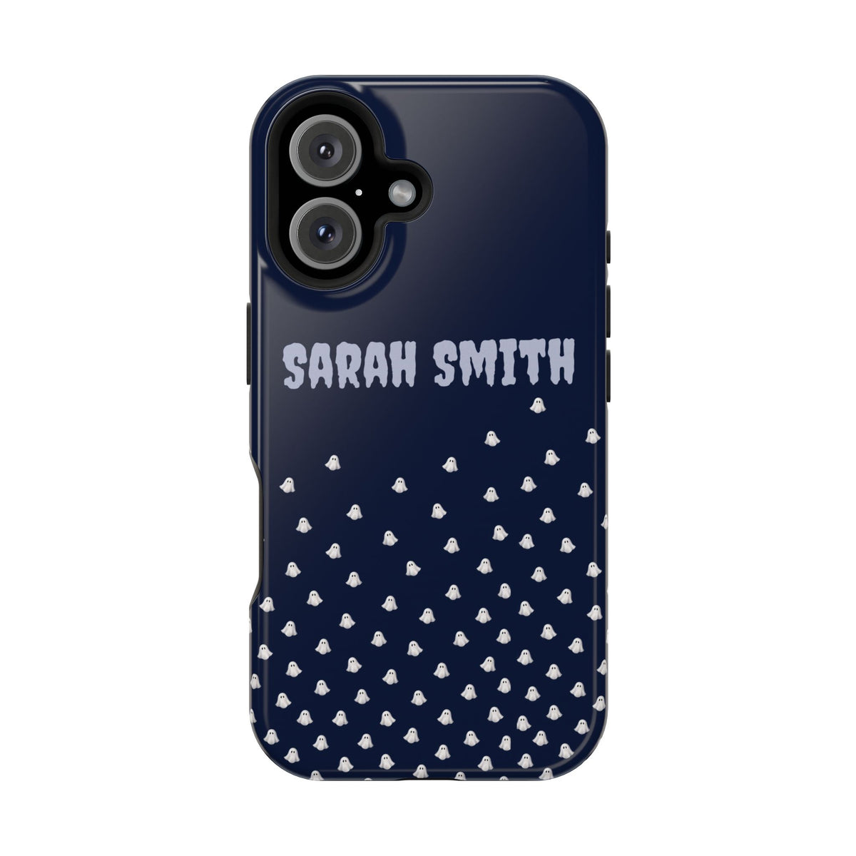 Halloween Ghost Magnetic Impact Phone Case — Custom Name