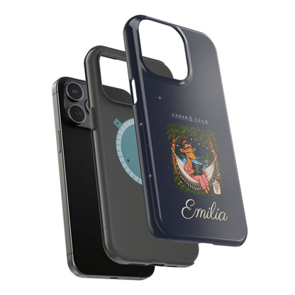 Personalized Resting Beach Face Phone Case — Magnetic Impact-Resistant