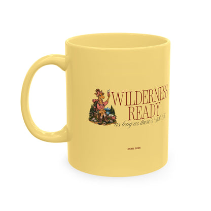 Traditional Ceramic Mug - Wilderness Ready