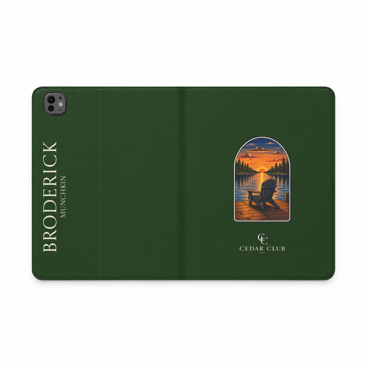 Personalized Tablet Folio Case — Lakeside Moments Design