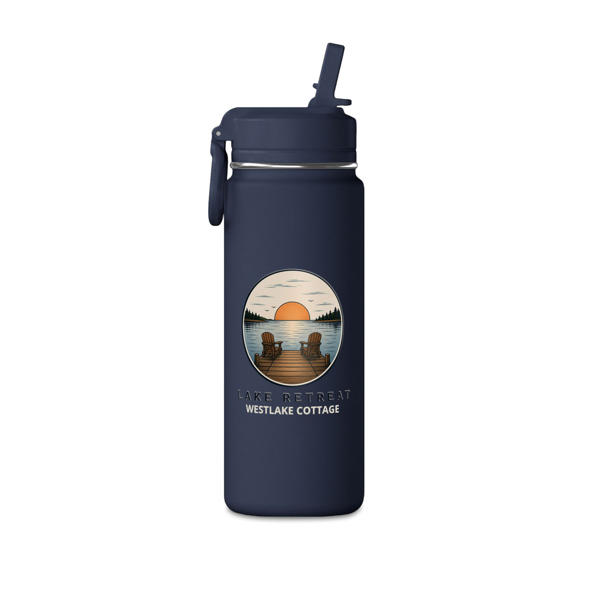 20oz Insulated Mini Bottle - LAKE RETREAT
