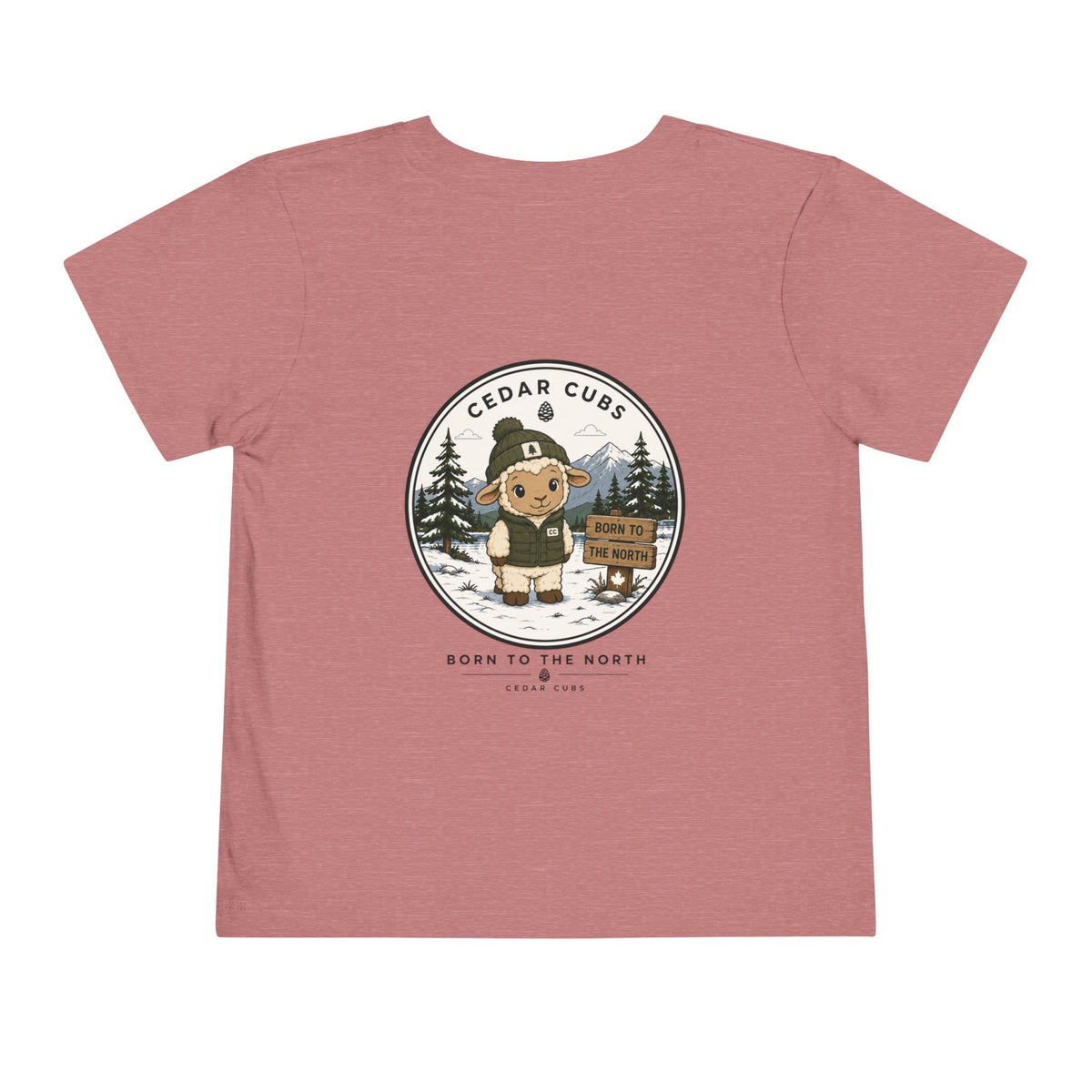 Toddler Tee — 'Cedar Cubs' Graphic (Born to the North)