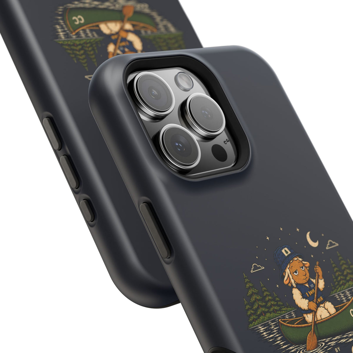 Personalized Canoeing Sheep Phone Case — Magnetic Impact-Resistant