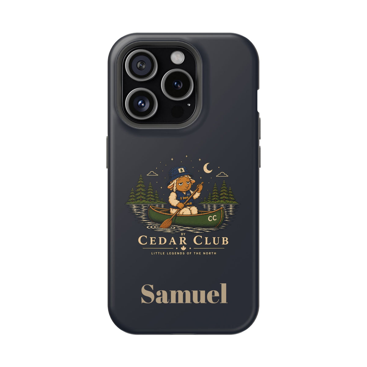 Personalized Canoeing Sheep Phone Case — Magnetic Impact-Resistant