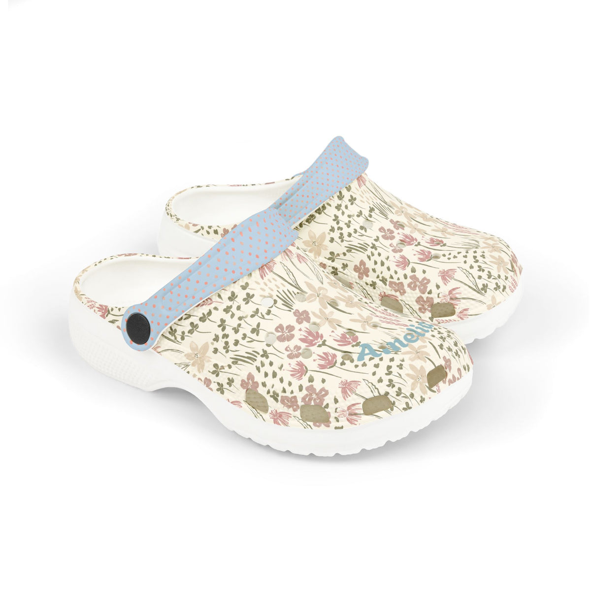 Kids’ Floral Garden Foam Clogs