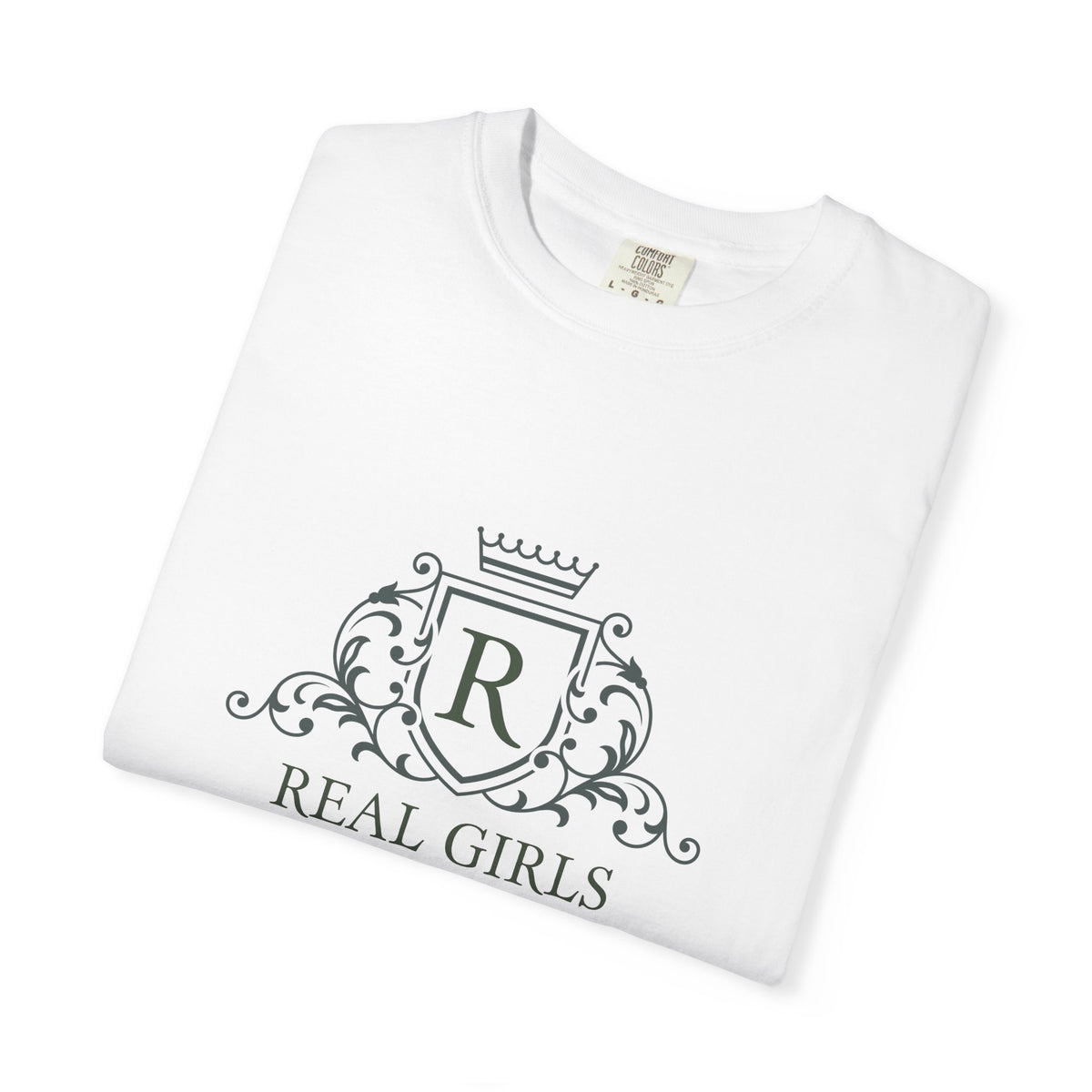 Blue Stripe Crest Graphic T-Shirt