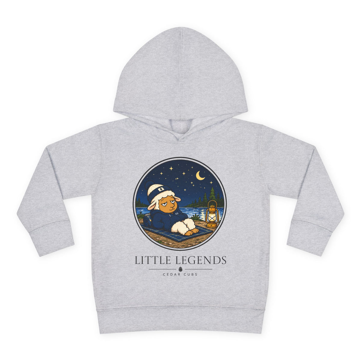 Toddler Hoodie — 'Little Legends' Stargazer Design | Cedar Cubs Personalized Pullover
