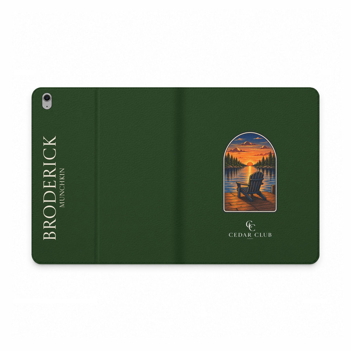 Personalized Tablet Folio Case — Lakeside Moments Design