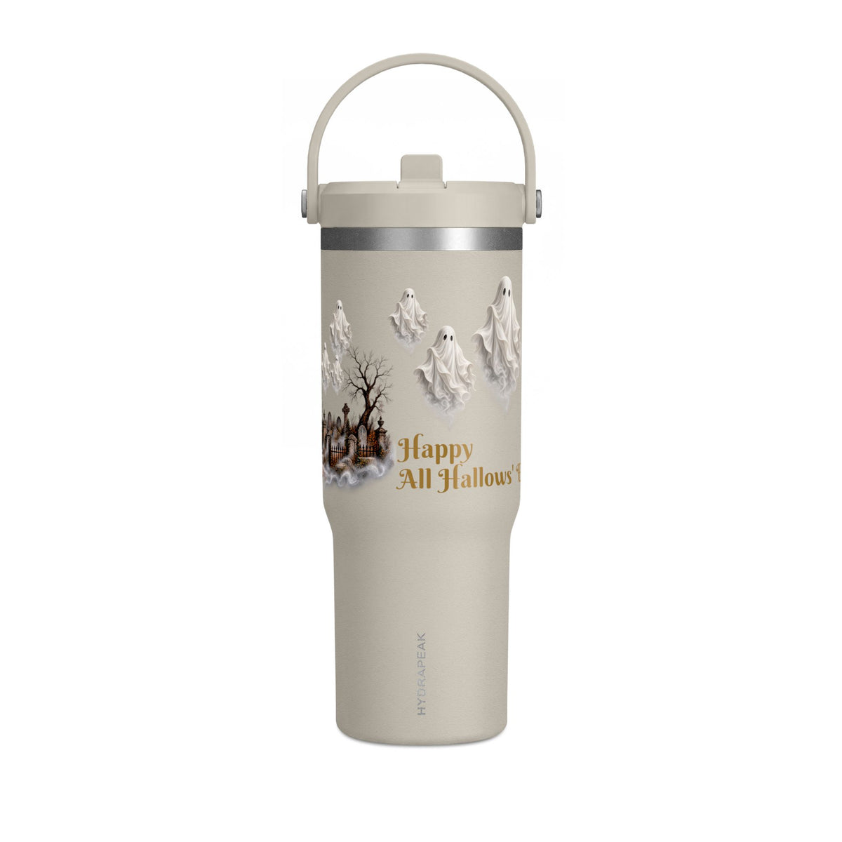 Halloween Ghost Haunted House 32oz Travel Tumbler