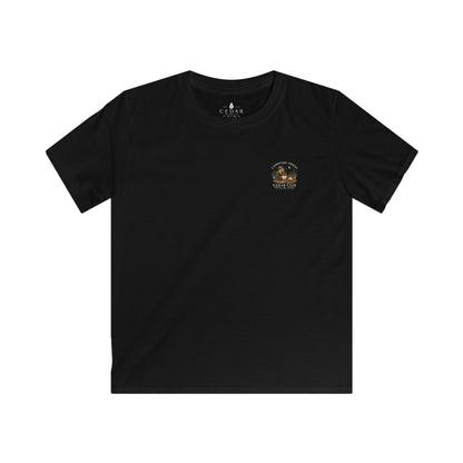 Cozy Campfire Sheep Kids T-shirt