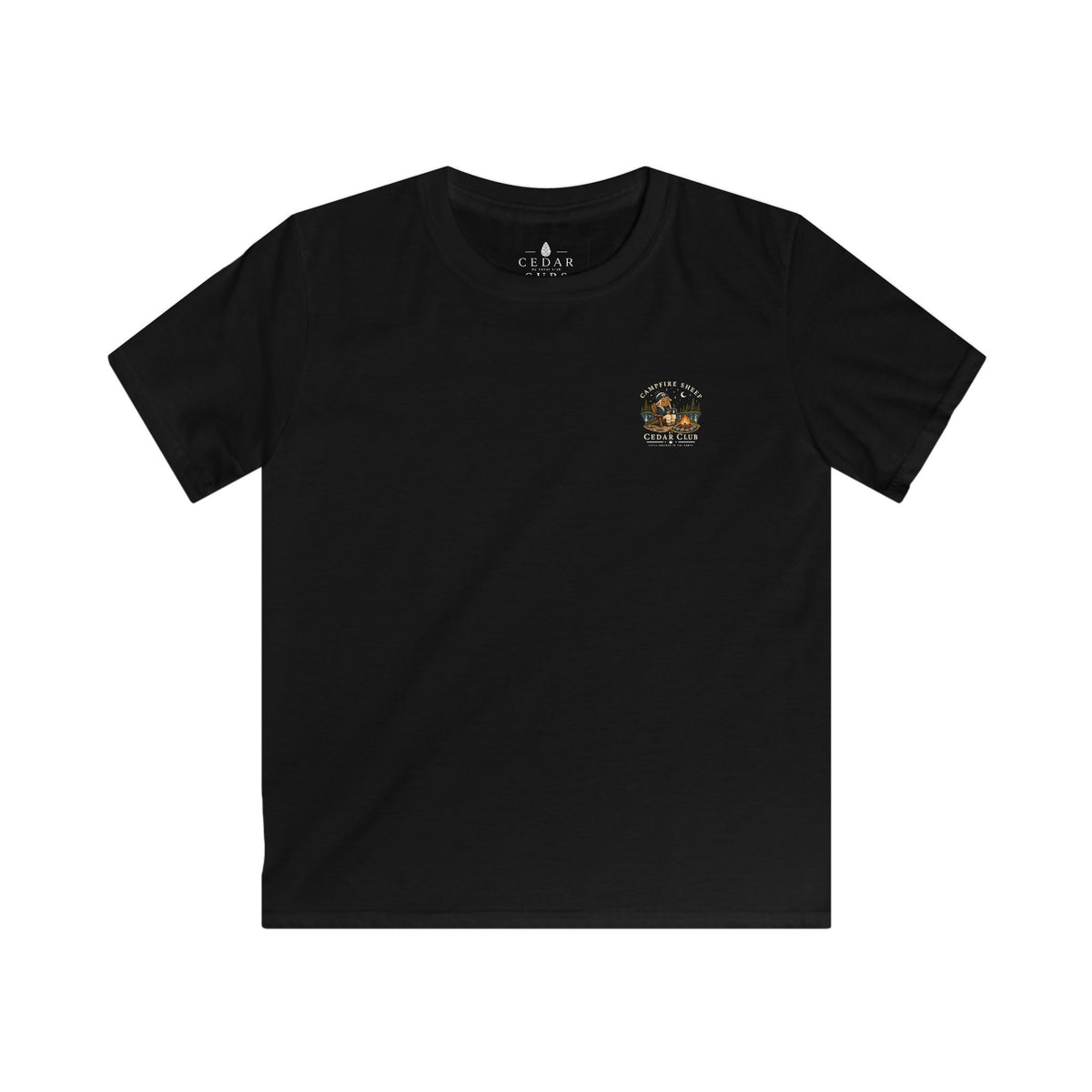 Campfire Sheep Kids T-shirt