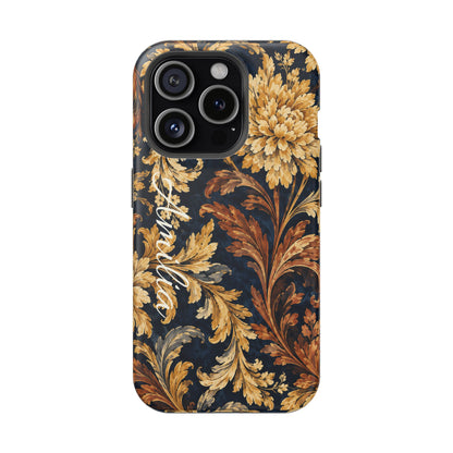 Floral Baroque Magnetic Impact-Resistant Phone Case