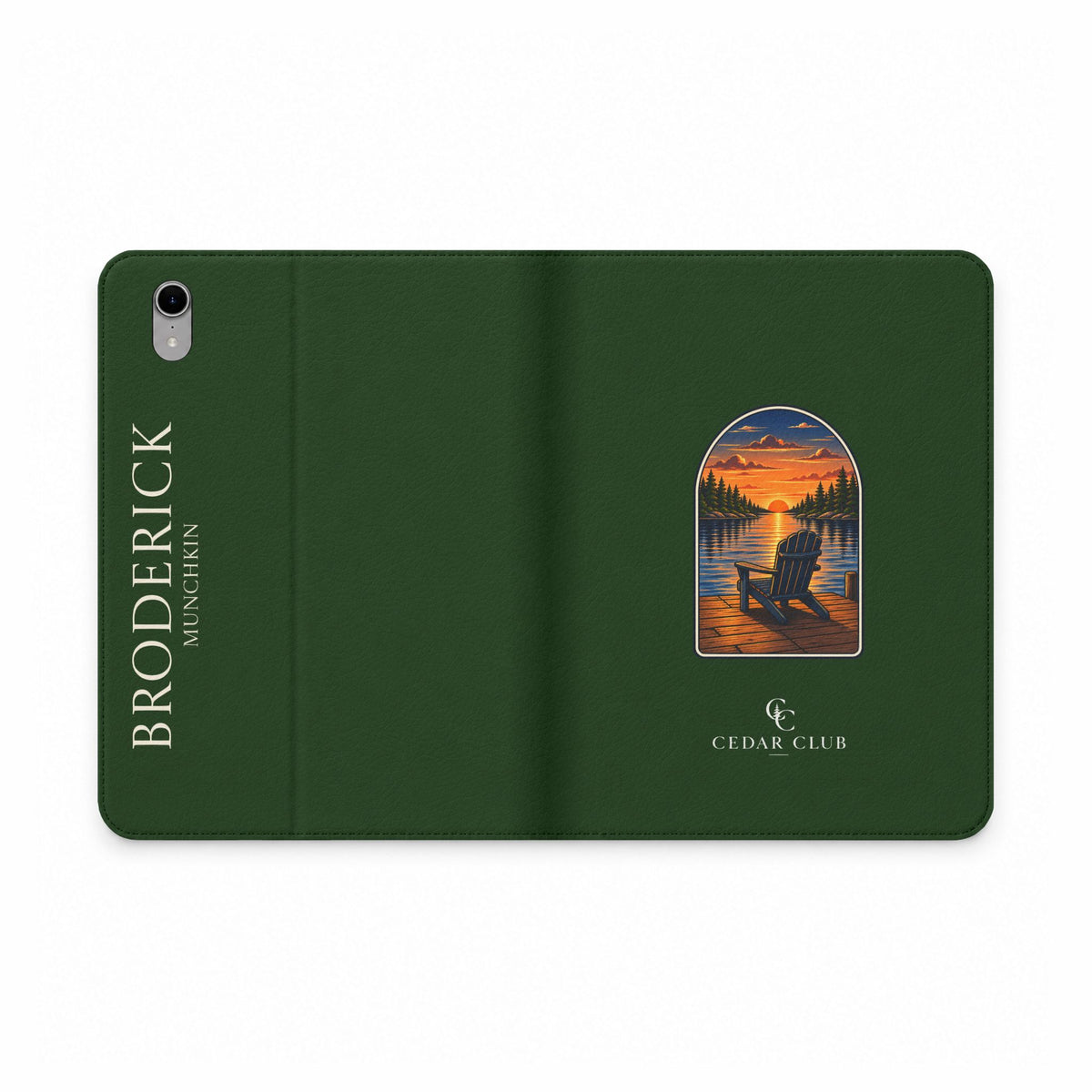 Personalized Tablet Folio Case — Lakeside Moments Design
