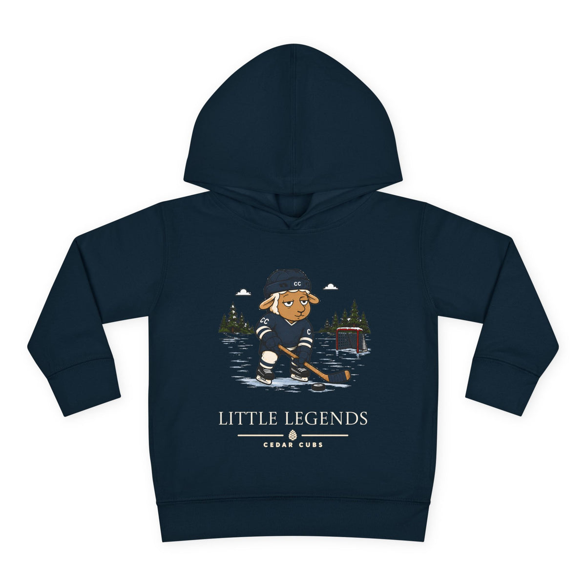 Toddler Hoodie — 'Little Legends' Hockey Sheep Personalized Pullover