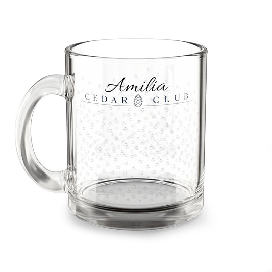 Personalized Ghost 10oz Clear Coffee Mug