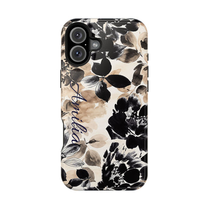 Floral Watercolor Magnetic Impact Phone Case