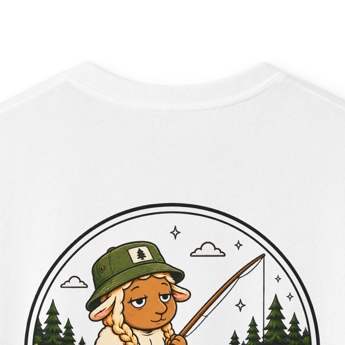 Fishing Sheep Kids T-shirt