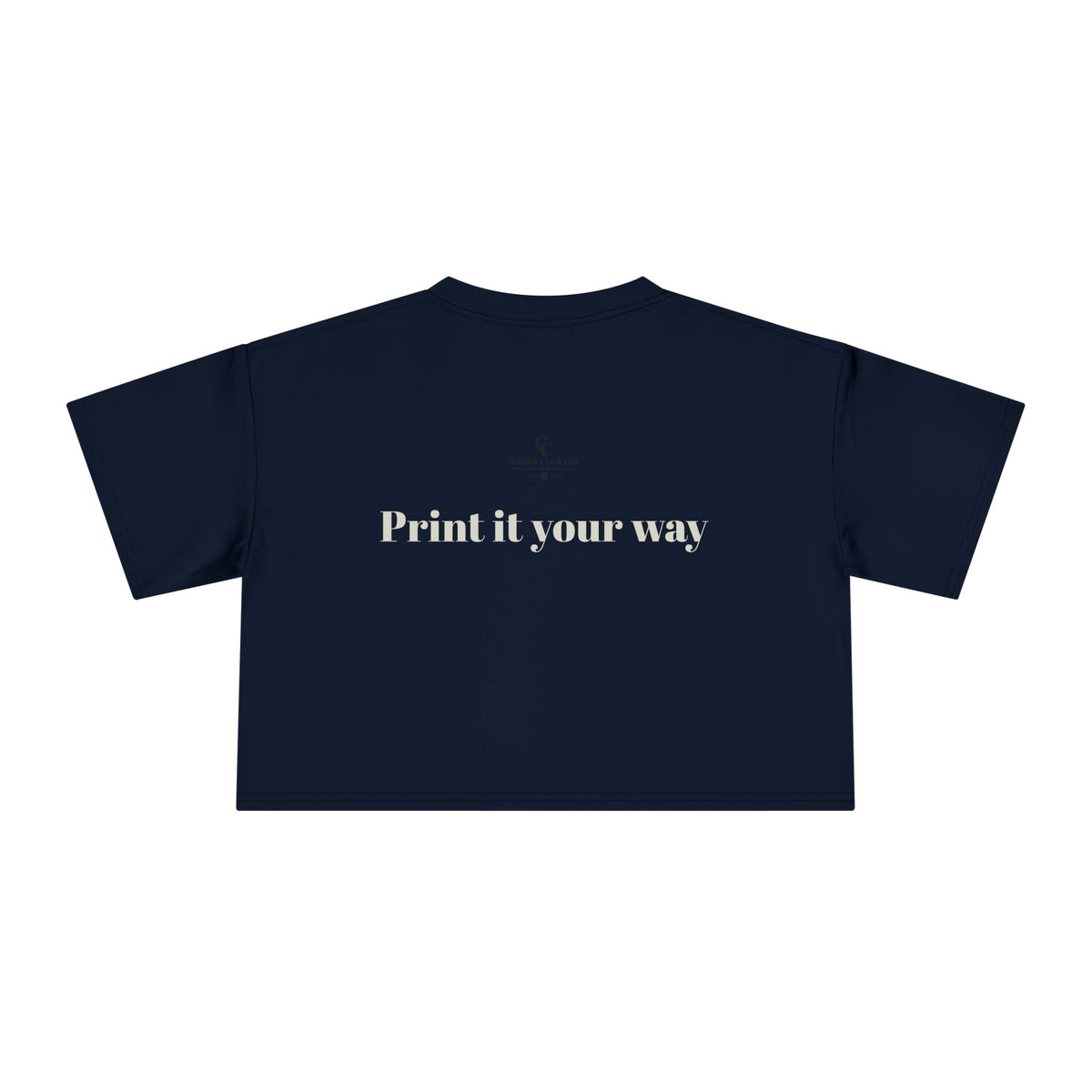 Personalized Crop Tee
