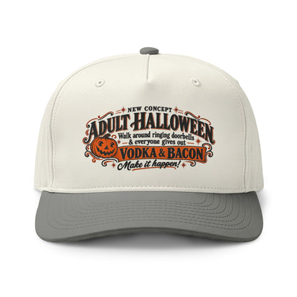 Adult Halloween Vodka & Bacon Two-Tone Cap