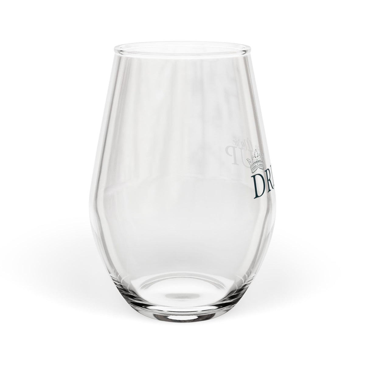 Crown Stemless Wine Glass
