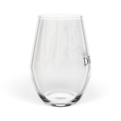 Crown Stemless Wine Glass
