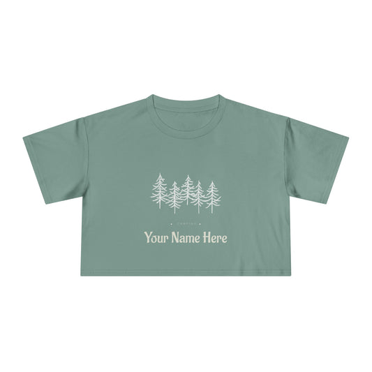 Personalized Crop Tee