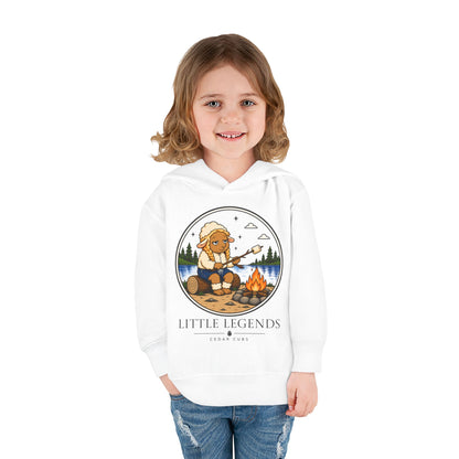 Toddler Hoodie — 'Little Legends' Campfire Design | Cedar Cubs Personalized Pullover