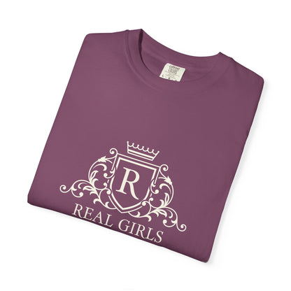 Blue Stripe Crest Graphic T-Shirt