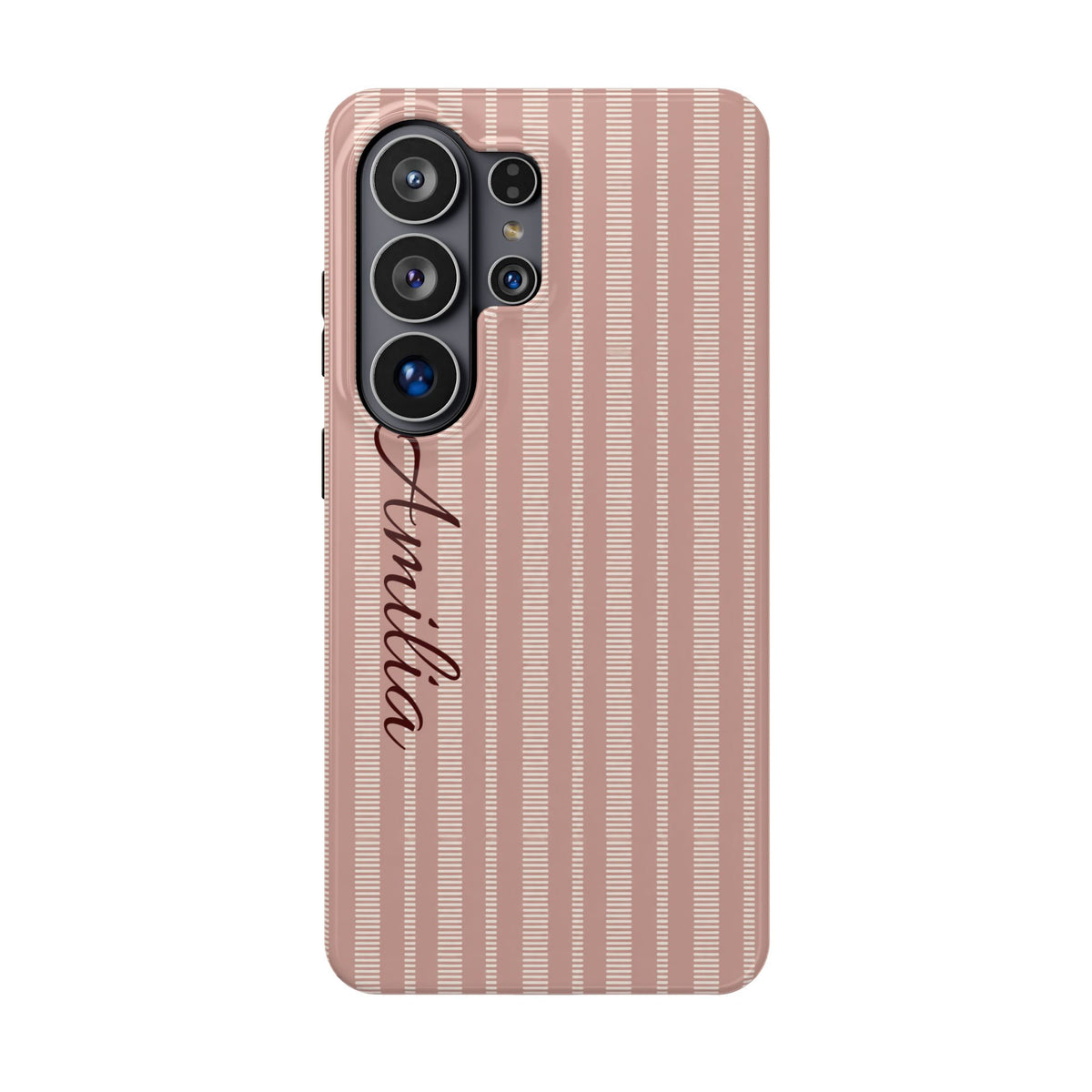 Striped Personalized Phone Case — Magnetic Impact-Resistant