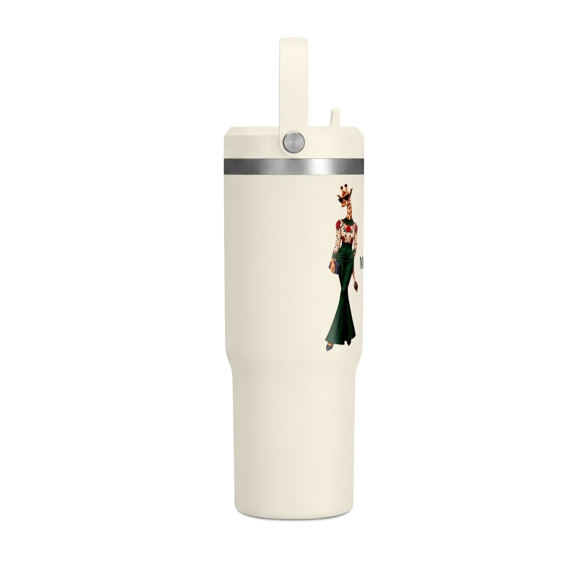 Personalized Custom Black Travel 32oz Tumbler