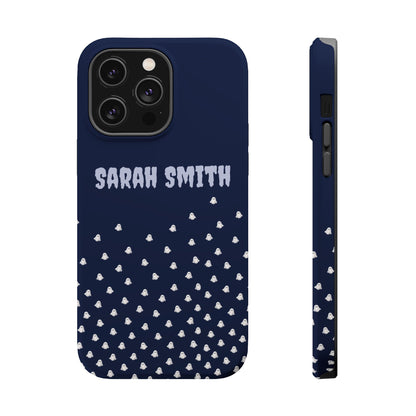 Halloween Ghost Magnetic Impact Phone Case — Custom Name