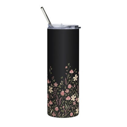 Floral Personalized 20oz Stainless Steel Tumbler