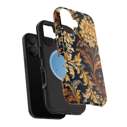 Floral Baroque Magnetic Impact-Resistant Phone Case