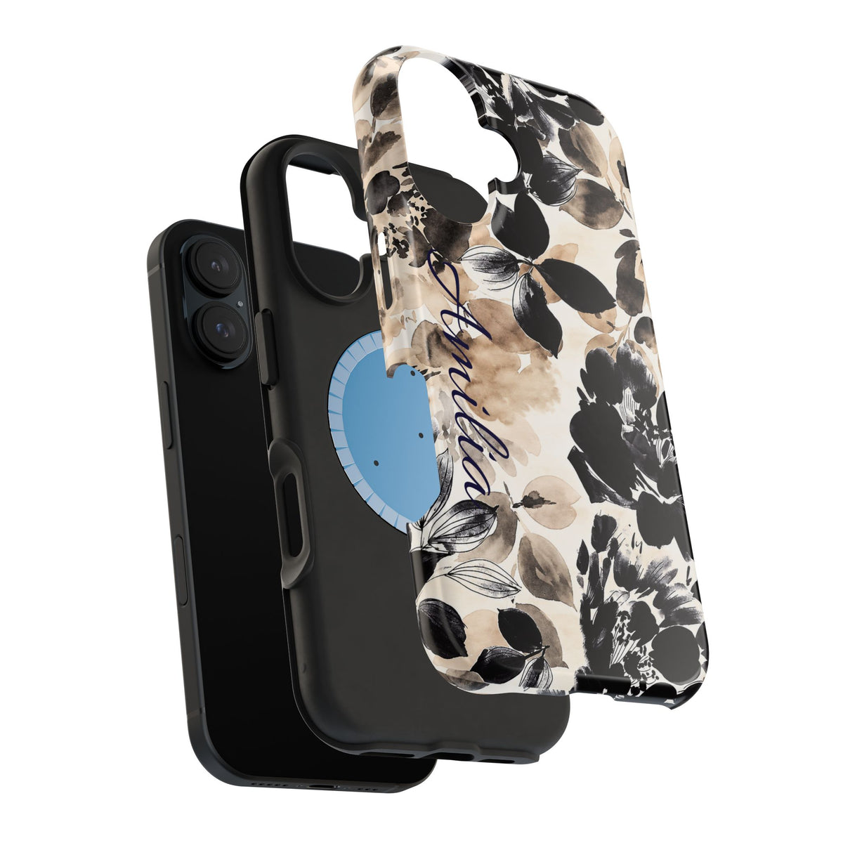 Floral Watercolor Magnetic Impact Phone Case