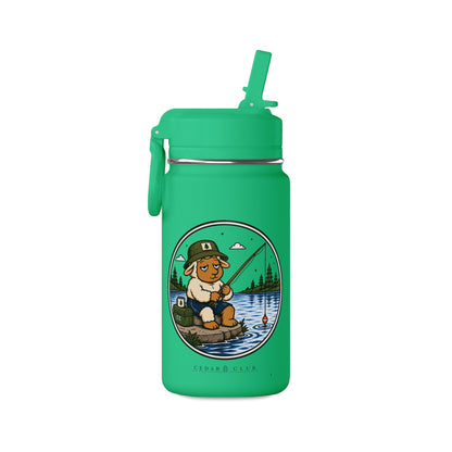 Fisher Sheep Mini Water Bottle — 14oz Kids/Travel Bottle