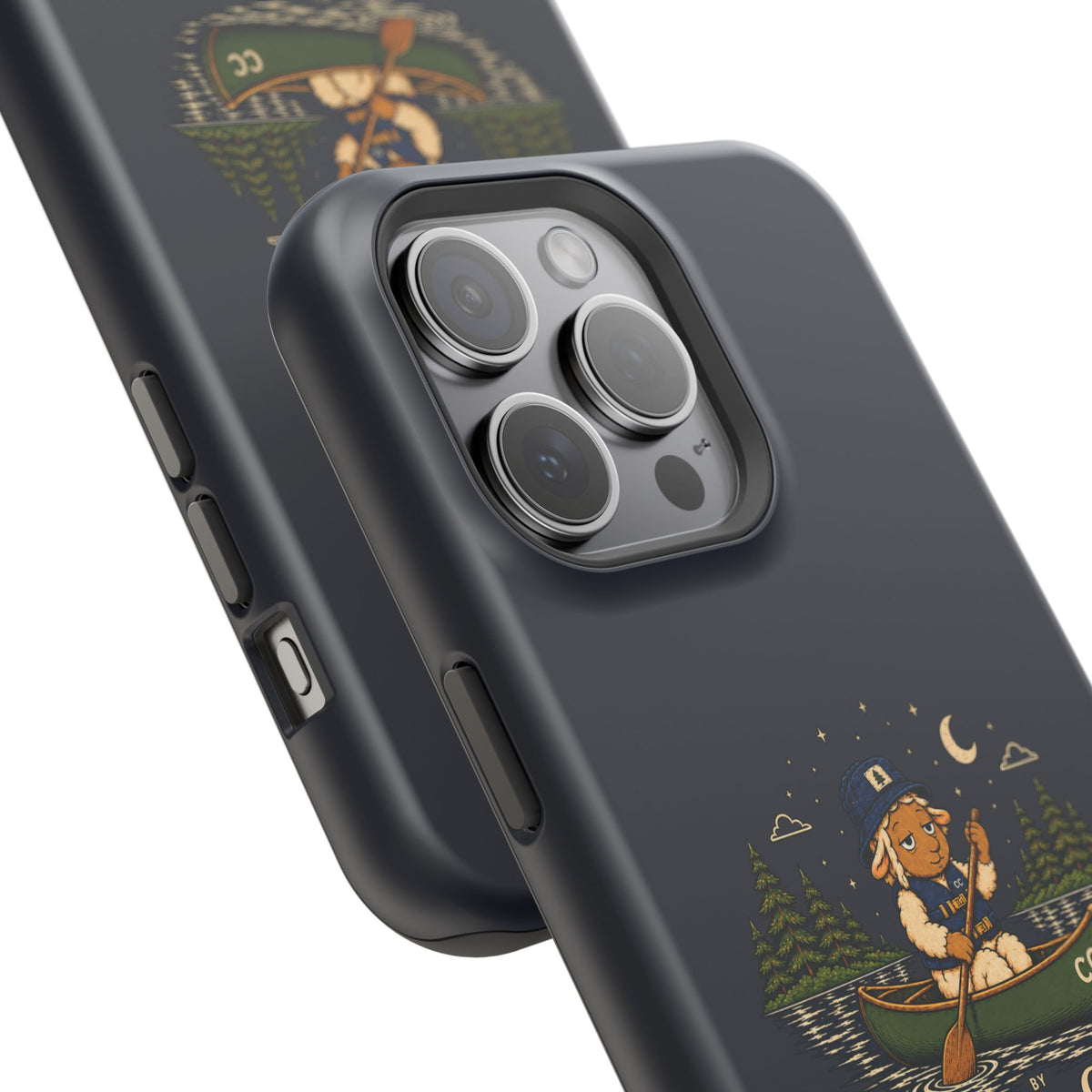 Personalized Canoeing Sheep Phone Case — Magnetic Impact-Resistant