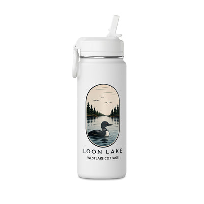 20oz Insulated Mini Bottle - LOON LAKE