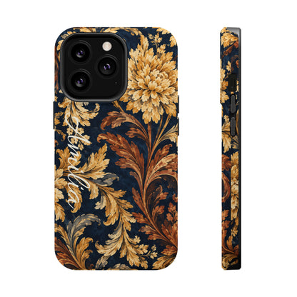 Floral Baroque Magnetic Impact-Resistant Phone Case