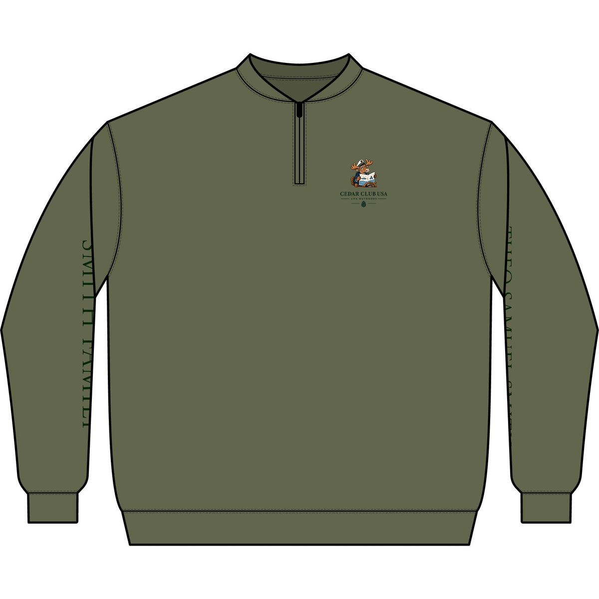 Born to Captain Q-Zip Sweatshirt